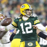 Aaron Rodgers was named NFL MVP for the fourth time on Thursday night.  | USA TODAY / VIA REUTERS