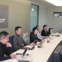 Masami Katakura attends a board meeting to discuss EY ShinNihon 20 years in the future in January. | COURTESY OF MASAMI KATAKURA

