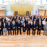 Masami Katakura attends a kickoff meeting with EY ShinNihon inaugural board members and board support members in July 2019 | COURTESY OF MASAMI KATAKURA

