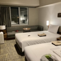 Some people get lucky with their hotel rooms, not every hotel can offer space and a nice view. | REBECCA SAUNDERS