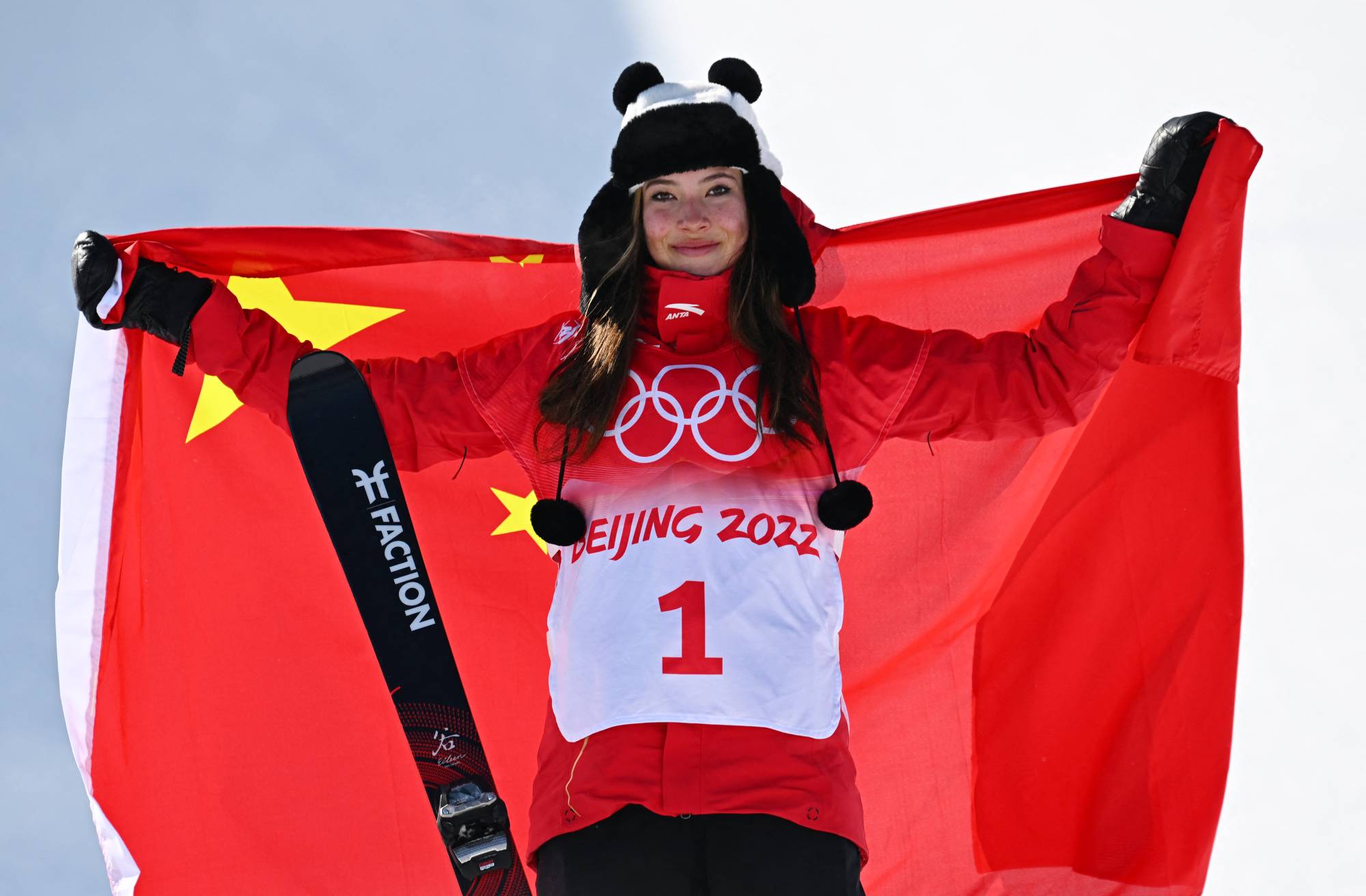 Freestyle skier Eileen Gu won three medals for host China, including a pair of golds in the halfpipe and big air competitions. | Reuters