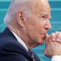 U.S. President Joe Biden listens during a virtual roundtable on securing critical minerals at the White House in Washington on Tuesday. U.S. officials spent hundreds of hours crafting economic sanctions to try to scare Russian President Vladimir Putin off invading Ukraine, but many thought they were never going to work. | REUTERS