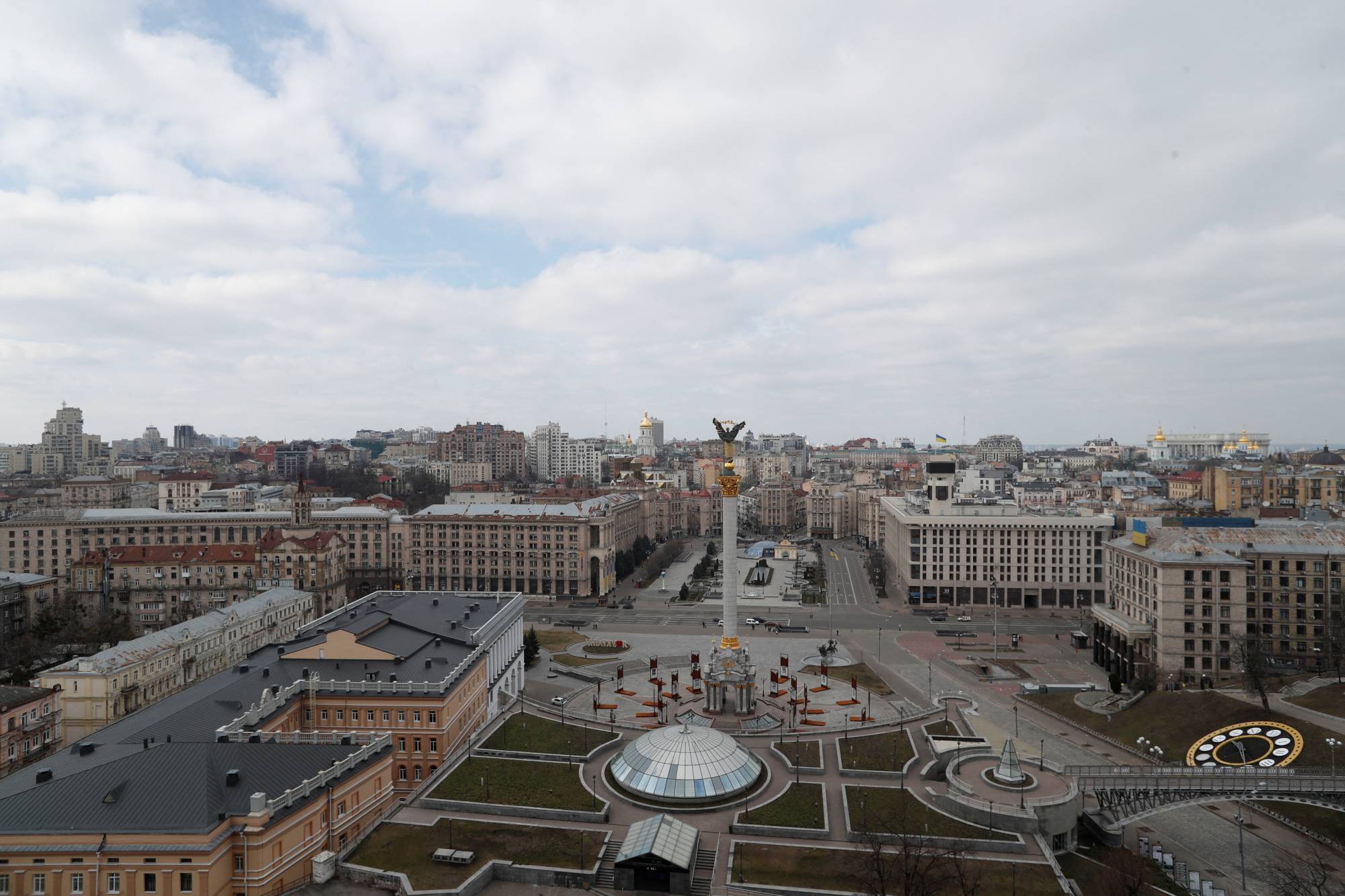 Central Kyiv on Friday | REUTERS