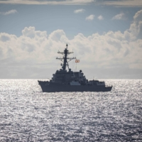 The guided-missile destroyer USS Ralph Johnson  | U.S. NAVY