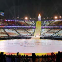 The Olympic Stadium in Pyeongchang, South Korea, hosted the opening ceremony for the Winter Games on March 9, 2018. | REUTERS