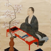 Motoori Norinaga (44 years old), self-portrait (1773) | PUBLIC DOMAIN