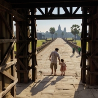 Visitors at Angkor Wat in Siem Reap, Cambodia, on Feb. 26. As Asia reopens its borders, travelers should expect more paperwork, higher airfares and cheaper hotels — at least for the short-term. | THOMAS CRISTOFOLETTI / THE NEW YORK TIMES