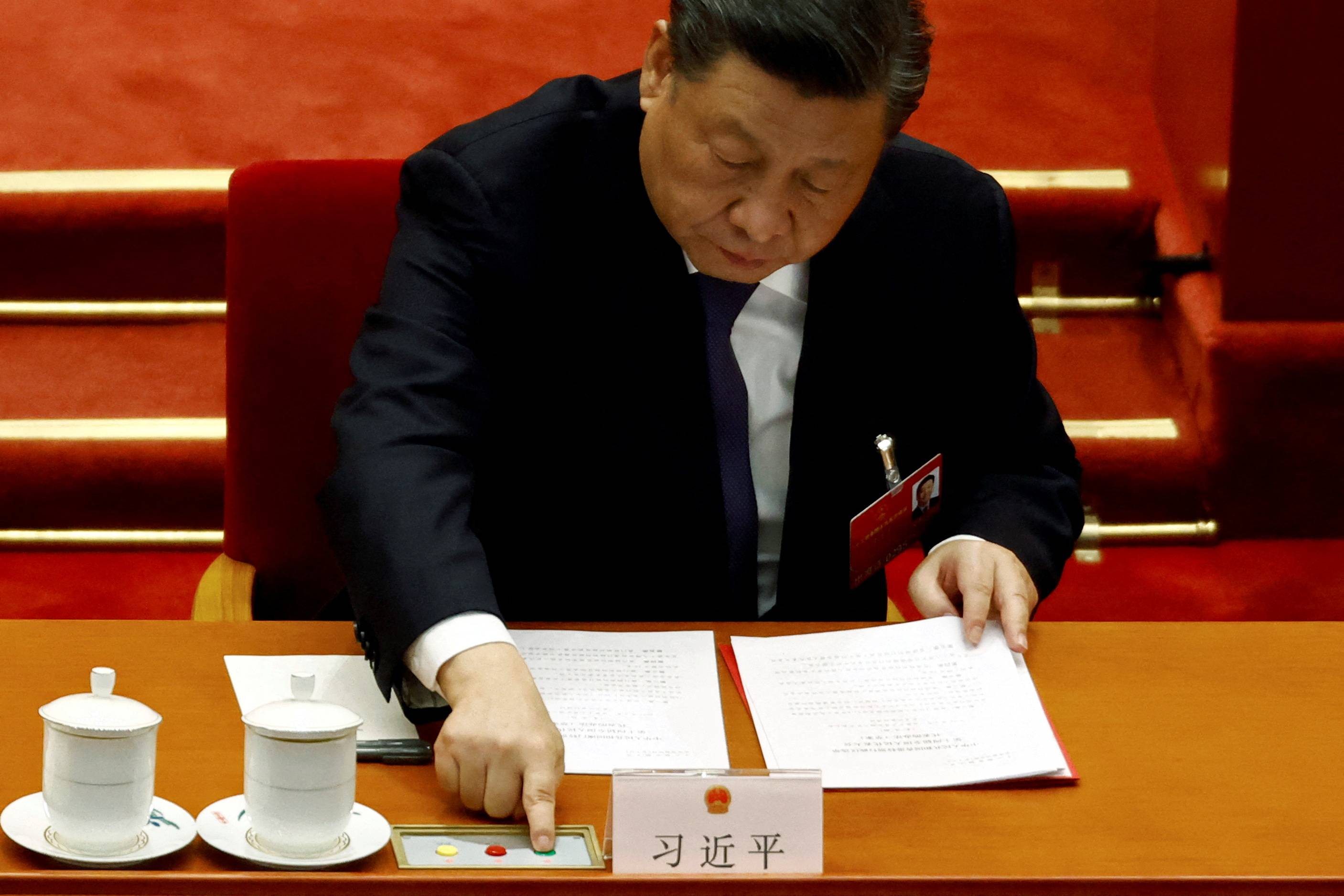 Chinese President Xi Jinping in Beijing on March 11 | REUTERS
