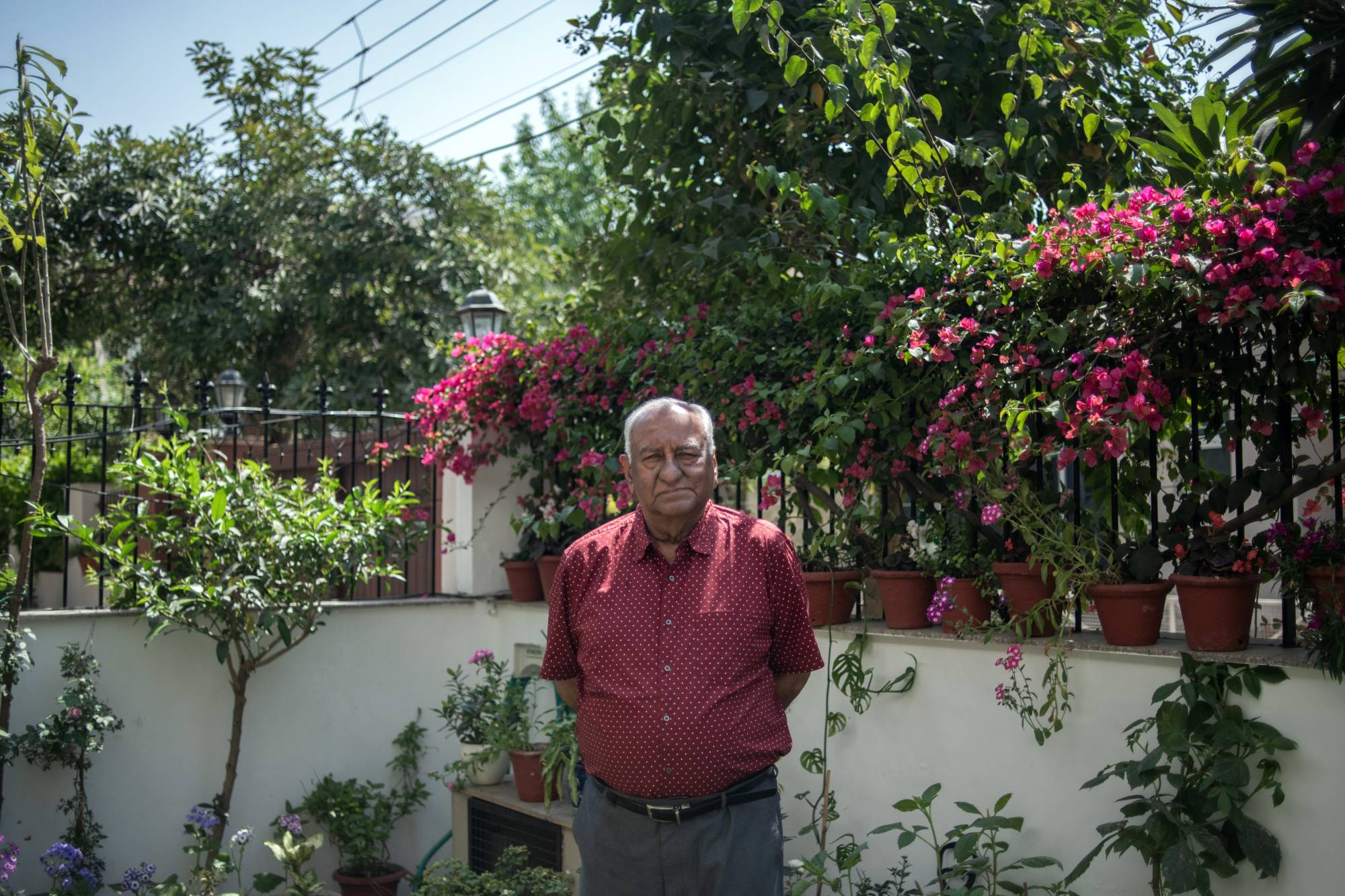 Naresh Chand, 79, a retired Indian Army general, at his home in Gurugram, on the outskirts of New Delhi, on Wednesday. In countries friendly toward Russia, people are troubled by the war and loss of life, but some say they think that Russian President Vladimir Putin has a point. | Rebecca Conway / The New York Times