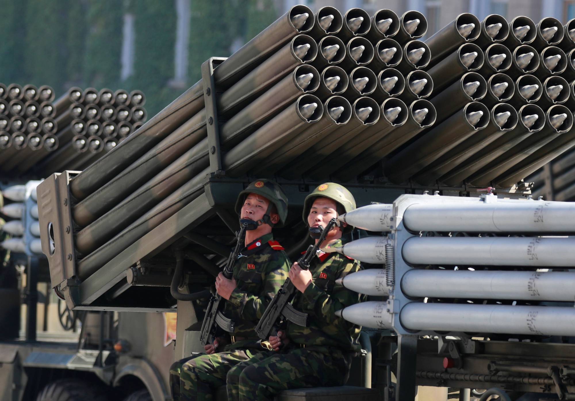 North Korea fires multiple rocket launcher days after 'failed