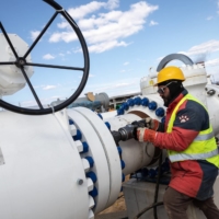 A construction site for a gas pipeline in Komotini, Greece | BLOOMBERG 