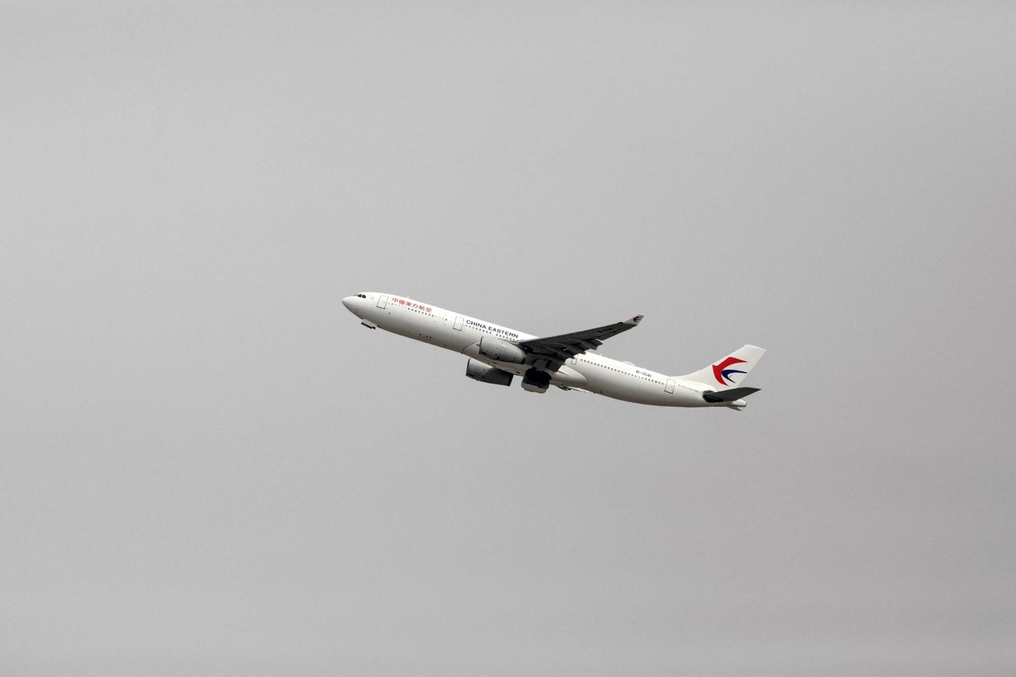 A China Eastern Airlines Corp. aircraft takes off at Incheon International Airport in Incheon, South Korea. | Bloomberg