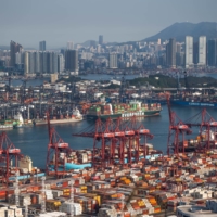 The Kwai Tsing Container Terminals in Hong Kong  | BLOOMBERG 