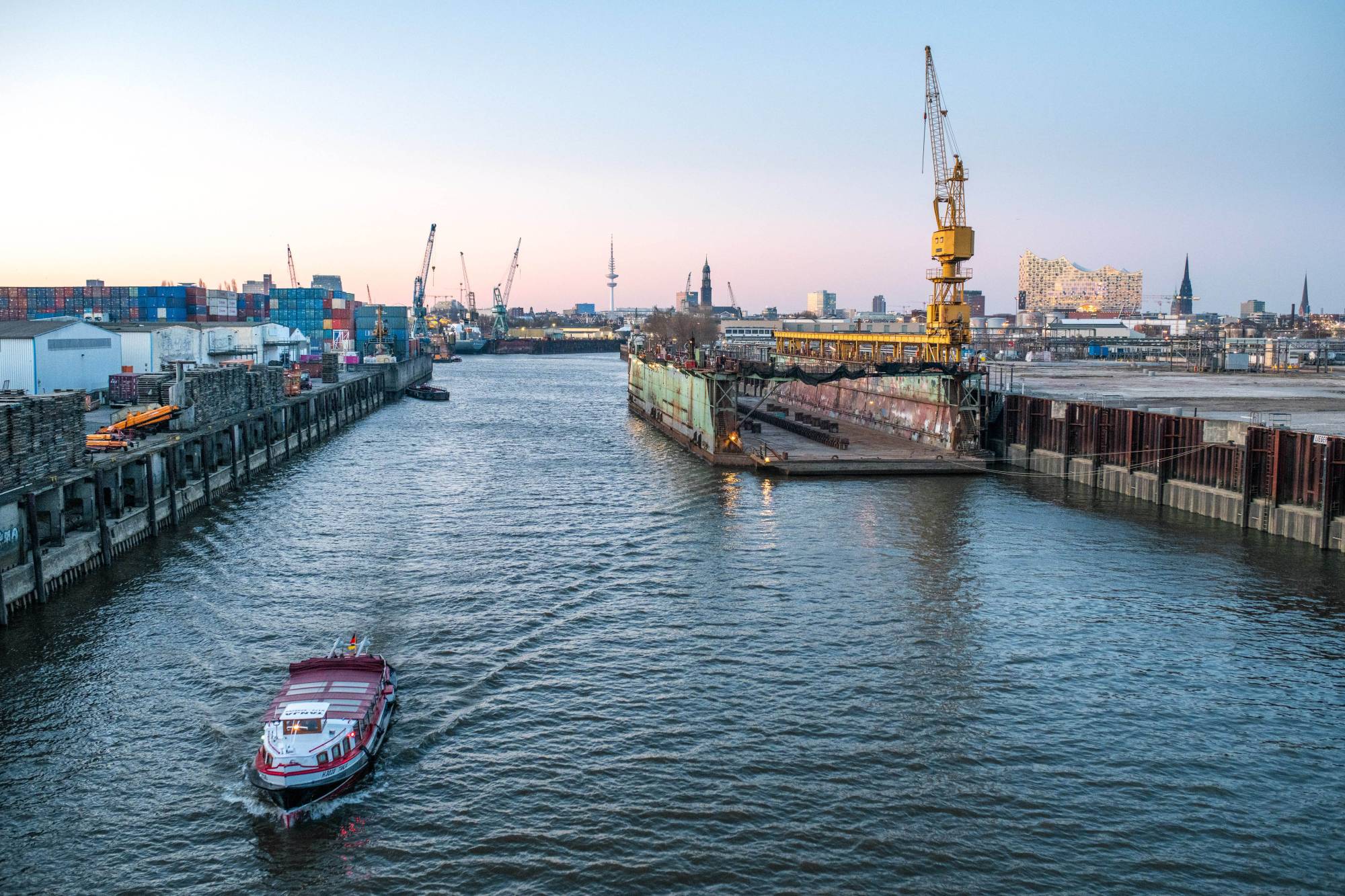 The Port of Hamburg in Hamburg, Germany | Bloomberg