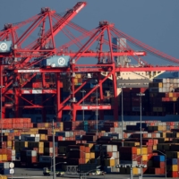 Ships and shipping containers at the port of Long Beach in California. The damage to international commerce stemming from Russia\'s invasion of Ukraine and the COVID-19 pandemic has made governments and companies more aware they need more resilient supply chains. | REUTERS