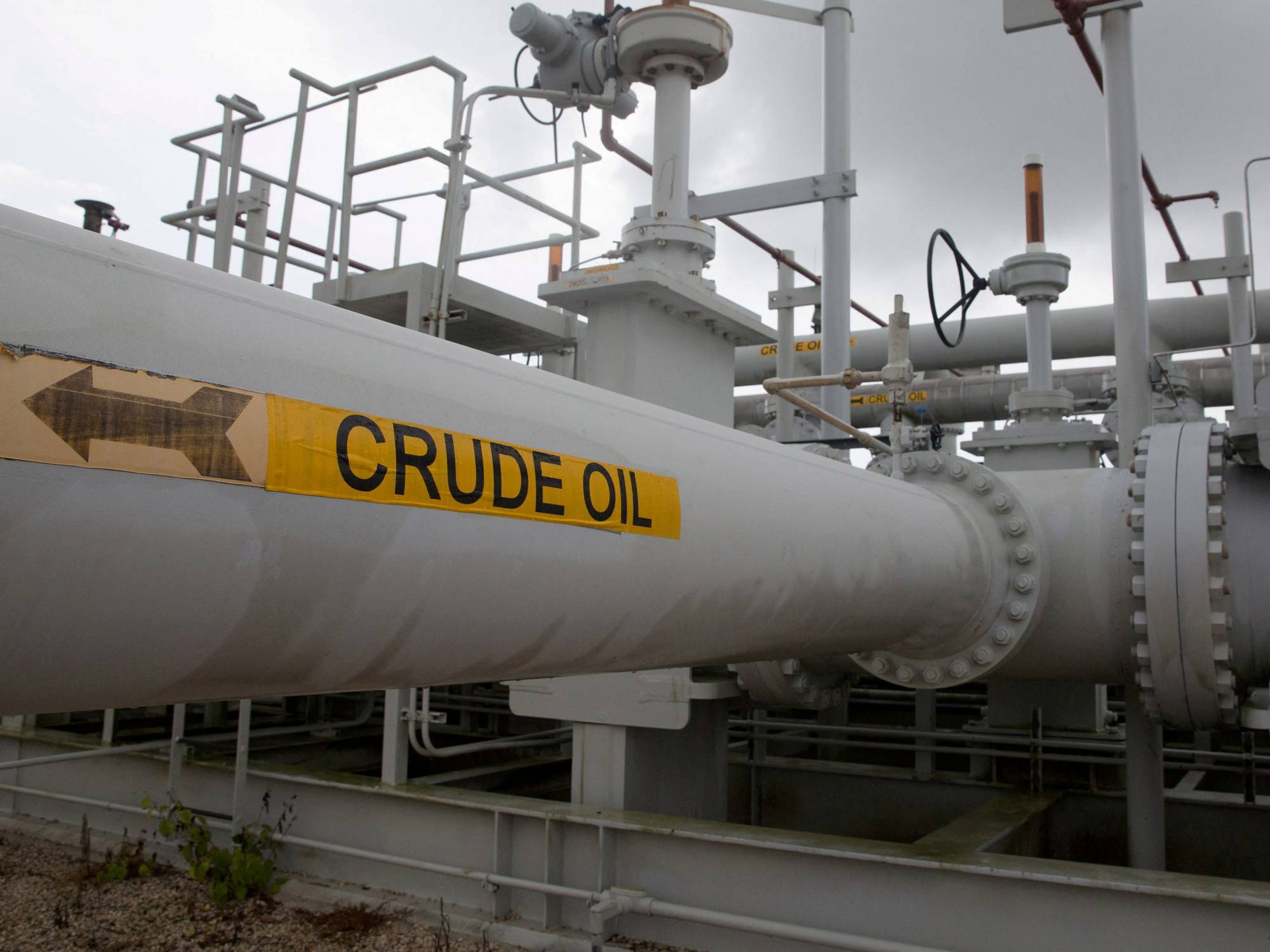 A maze of crude oil pipes and valves is pictured during a tour by the Department of Energy at the Strategic Petroleum Reserve in Freeport, Texas, in June 2016. | REUTERS