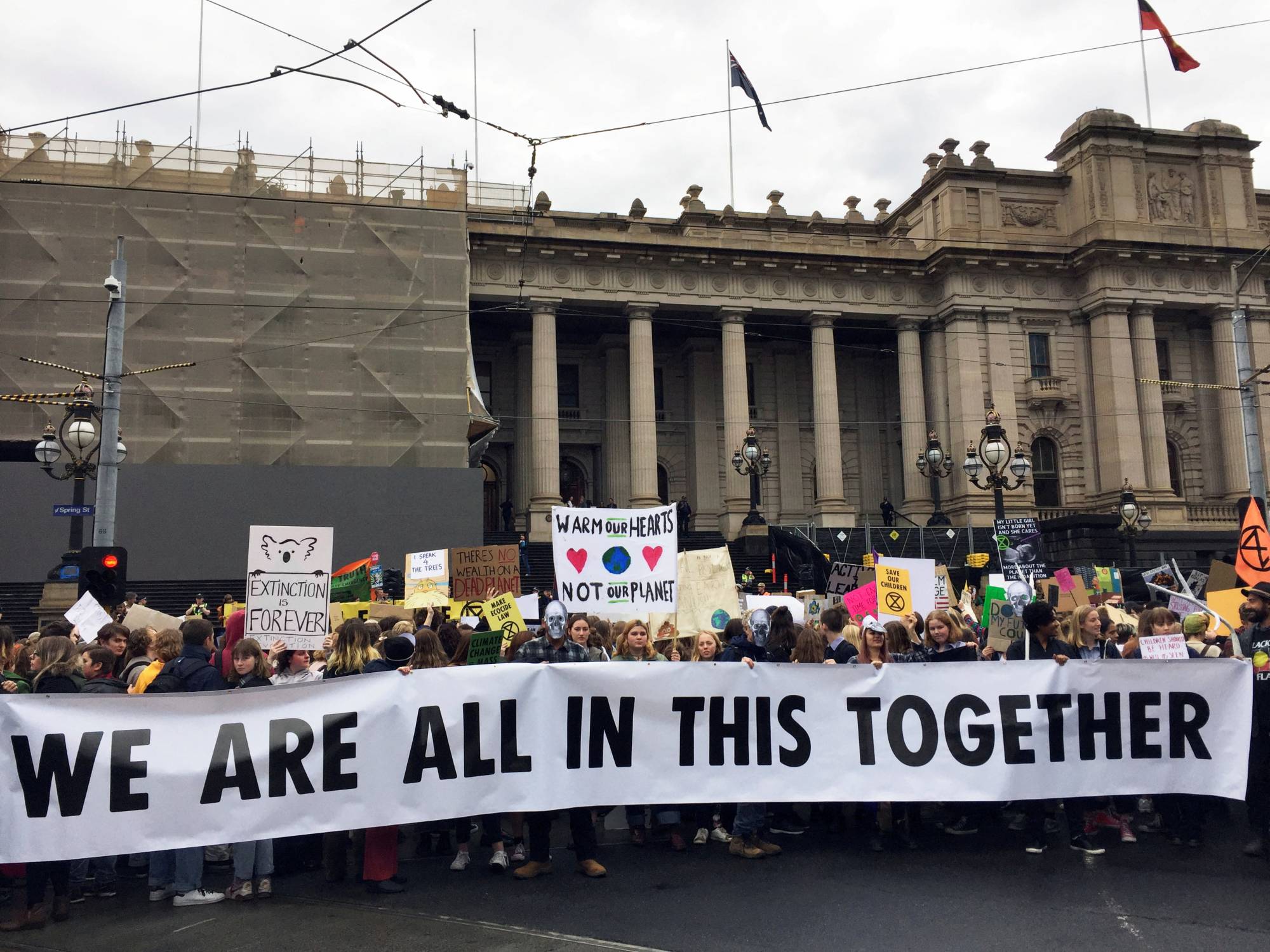 A climate change rally led by Extinction Rebellion in Melbourne in 2019 | REUTERS