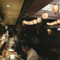 Village Yokocho, which led to the bar Angel’s Share, in the East Village in Manhattan, on March 31. | HARUKA SAKAGUCHI / THE NEW YORK TIMES