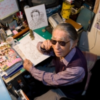Manga artist Motoo Abiko earned admiration during his decades-long career as the creative force behind well-known manga such as “Kaibutsu-kun” and “The Laughing Salesman.”  | ROB GILHOOLY