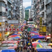 Louisa Lim, who worked as a correspondent for the BBC and NPR, explores the history of Hong Kong alongside her experience living there since she was a child in \"Indelible City.\" | GETTY IMAGES