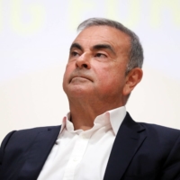 Carlos Ghosn during a news conference in Lebanon in September 2020 | BLOOMBERG 