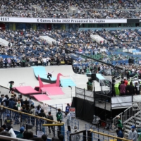 The three-day X Games Chiba event transformed the baseball stadium into an urban athlete’s paradise.  | DAN ORLOWITZ 
