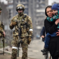 Vladimir Putin and his cronies worry a defeat in Ukraine would end global fear and respect of Russian power.  | AFP-JIJI