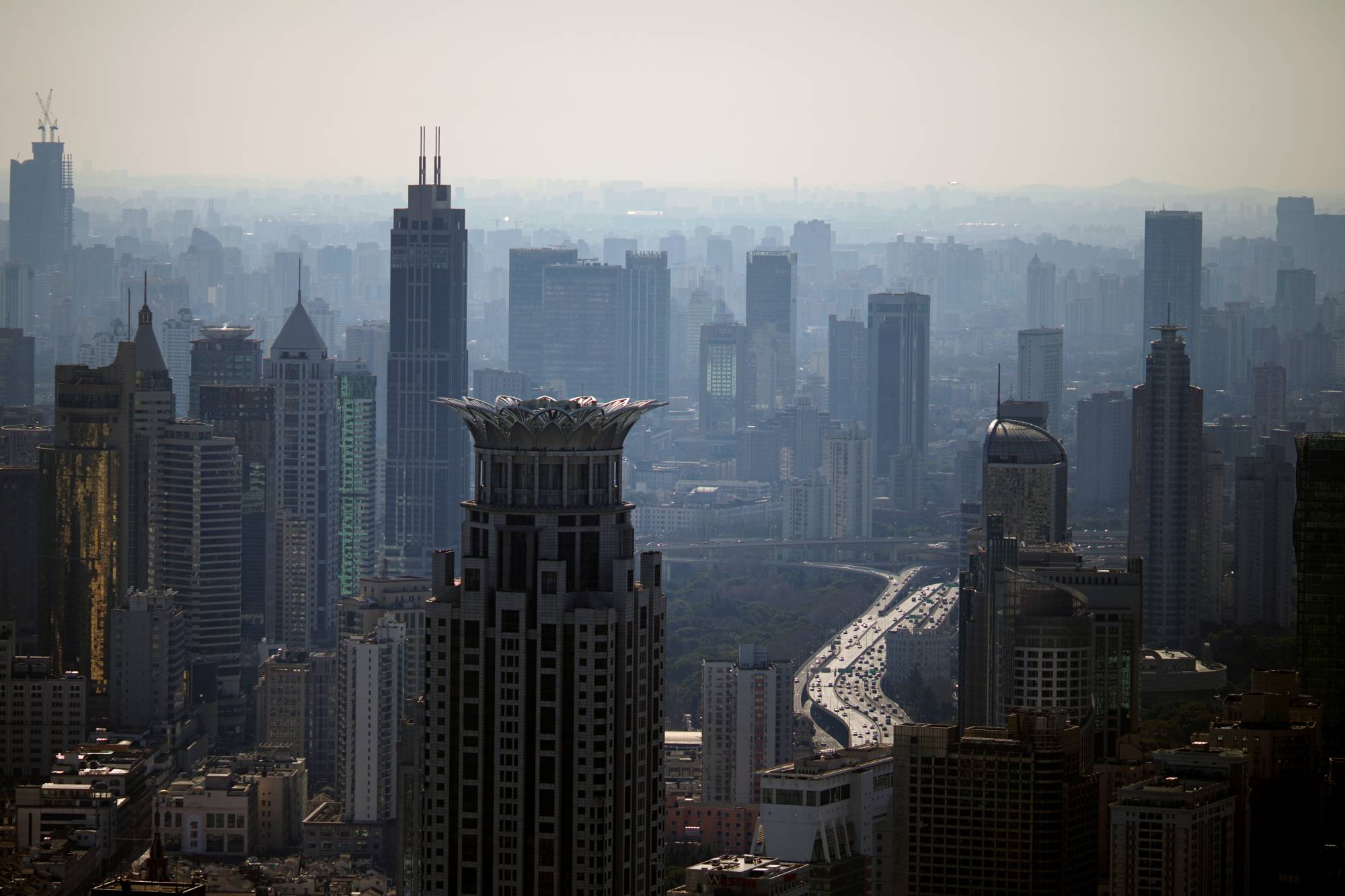 The skyline of Shanghai in February. Since March 2020, the Chinese Communist Party has issued guidelines on improving mechanisms for market-based allocation of production factors. | REUTERS
