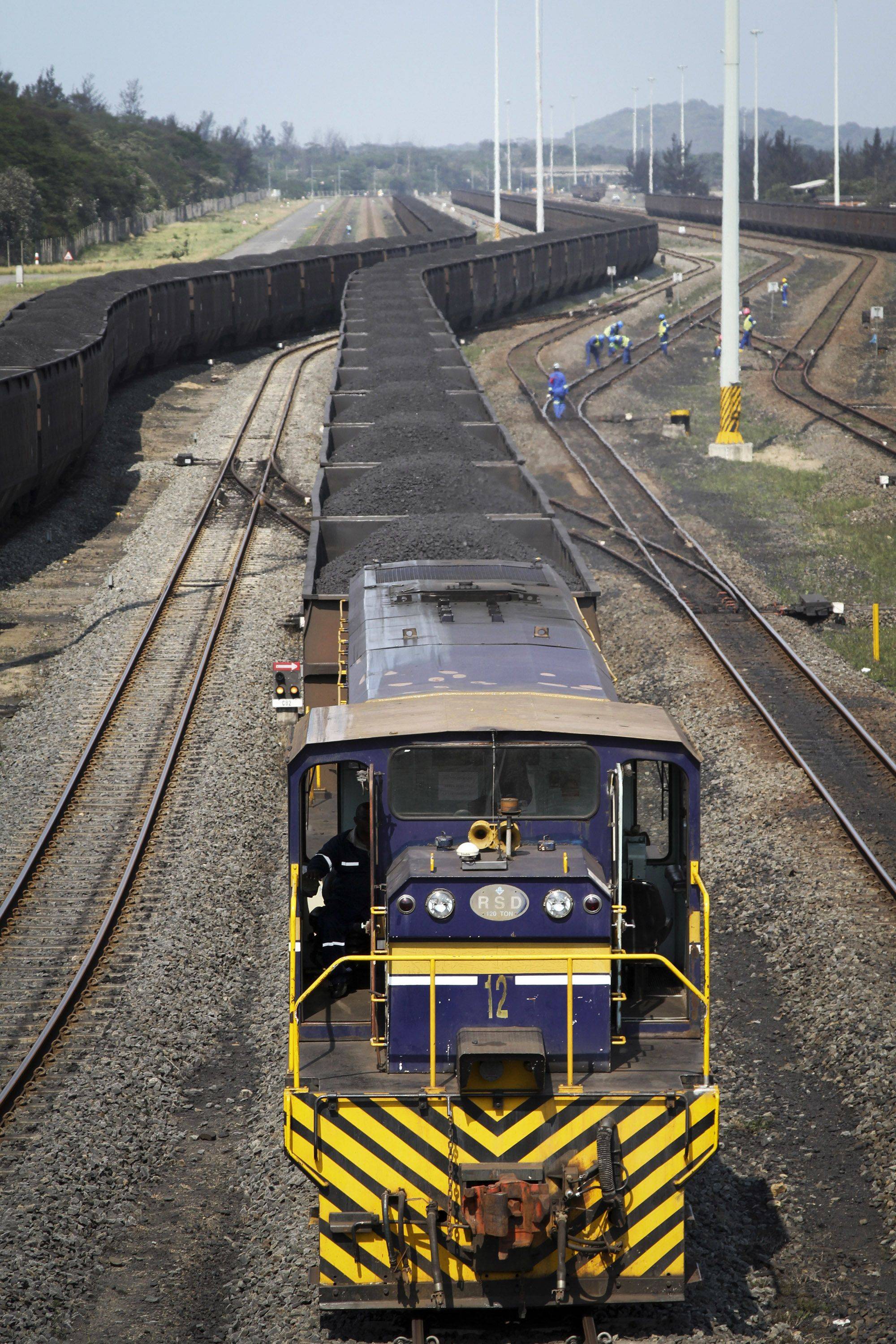 The amount of coal shipped through South Africa's Richards Bay Coal Terminal has jumped 44%. | Bloomberg