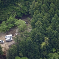 Misaki Ogura disappeared shortly after arriving at a campsite in the village of Doshi, Yamanashi Prefecture, with her family in September 2019. | KYODO 