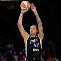 WNBA star Brittney Griner has been detained in Russia since her February arrest for alleged cannabis possession. | USA TODAY / VIA REUTERS