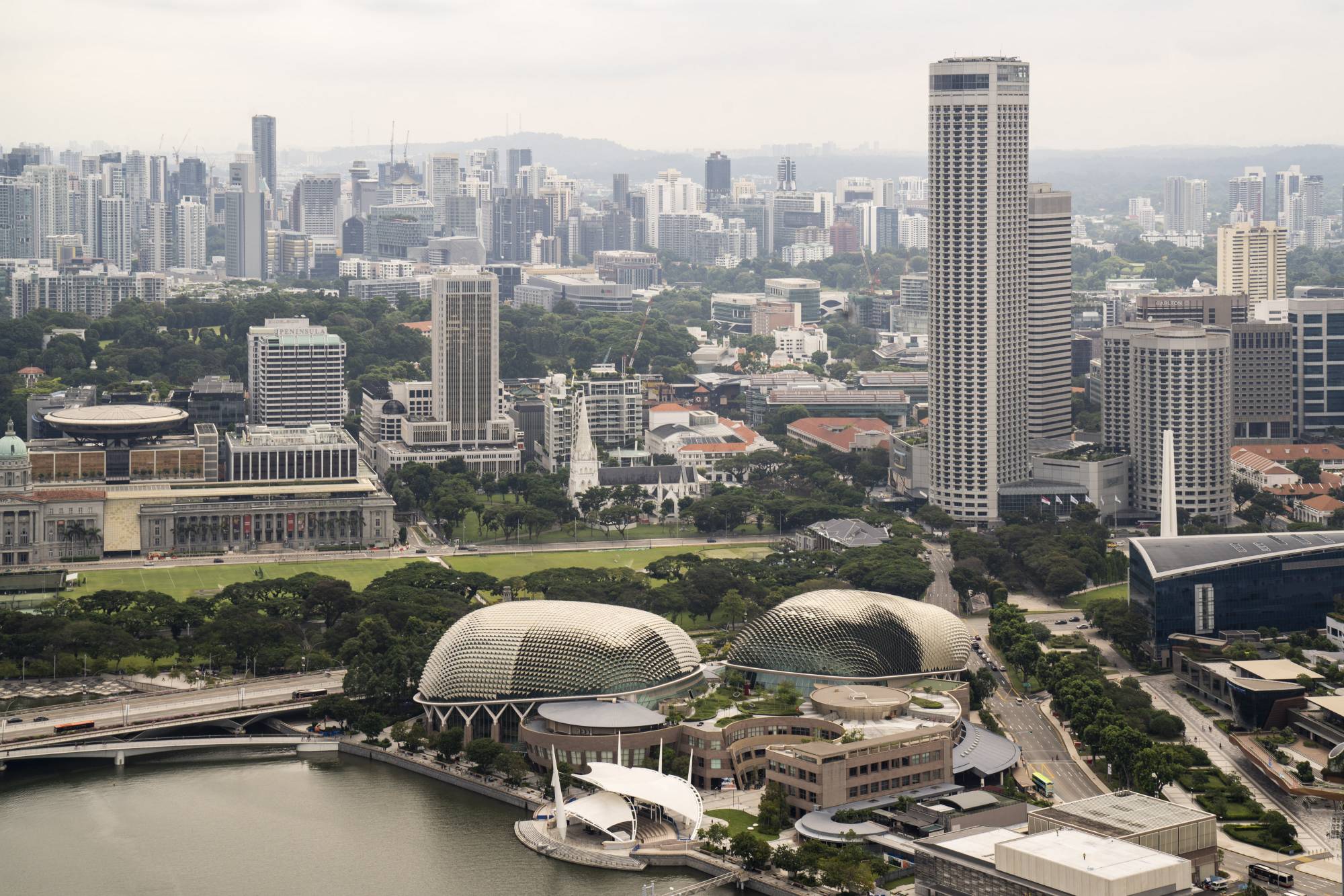 Singapore, on Monday. The Southeast Asian financial hub was among the first countries in the region to reopen its borders amid the pandemic. | Bloomberg