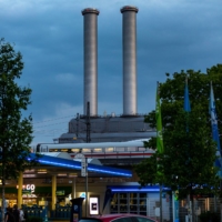 The Mitte Combined Heat and Power natural gas power plant in Berlin on Tuesday | BLOOMBERG