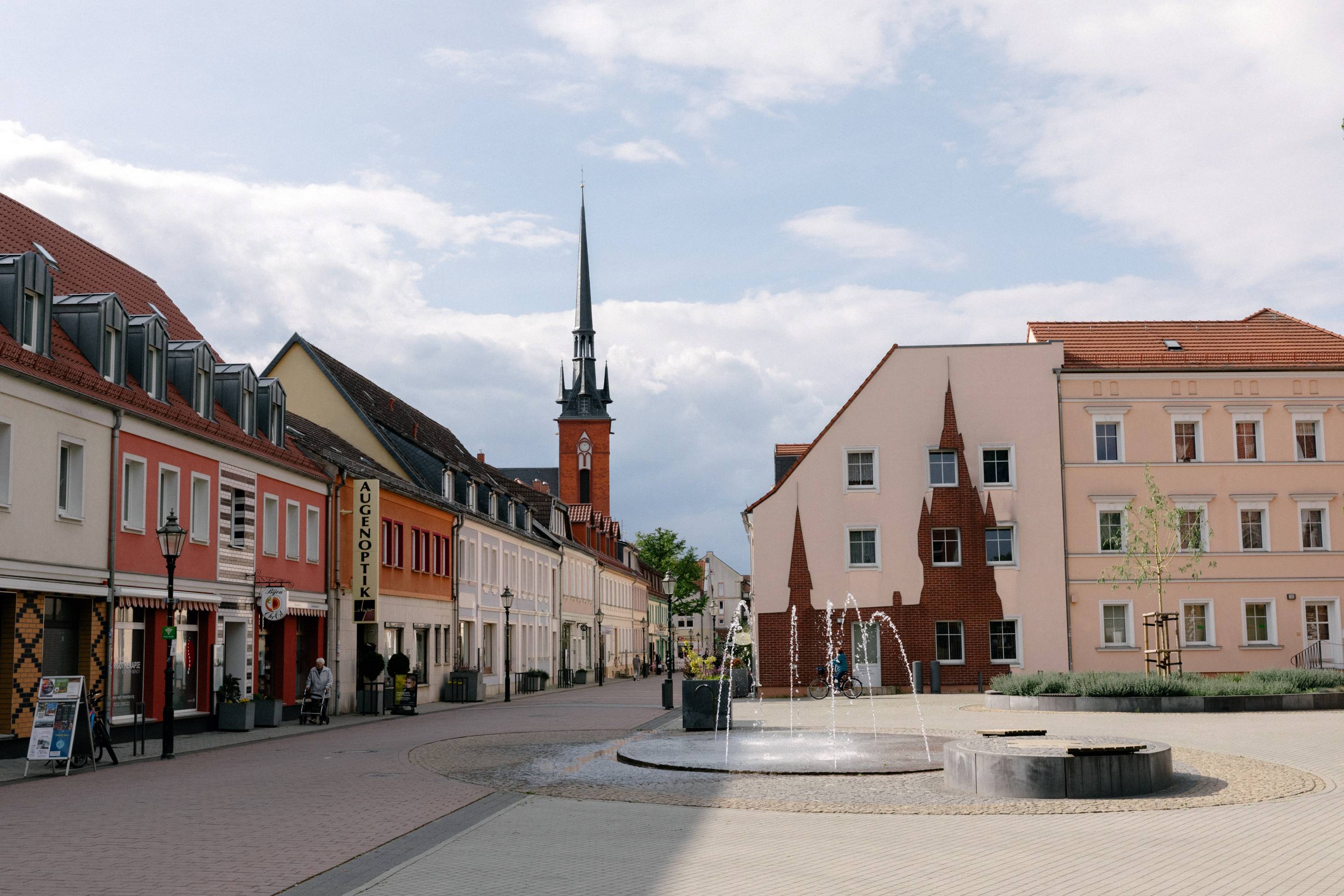 A square in Schwedt, Germany. Like other regions of the former East Germany, Schwedt experienced widespread job losses after the collapse of communism. | Katrin Streicher / The New York Times