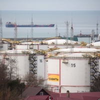 Oil storage tanks in Tuapse, Russia, in March 2020. While insurance companies based in countries that are big buyers of Russian oil might be able to step in, their ability to cover potentially huge policy risks by getting their own insurance policies from reinsurers also looks set to be hit. | BLOOMBERG