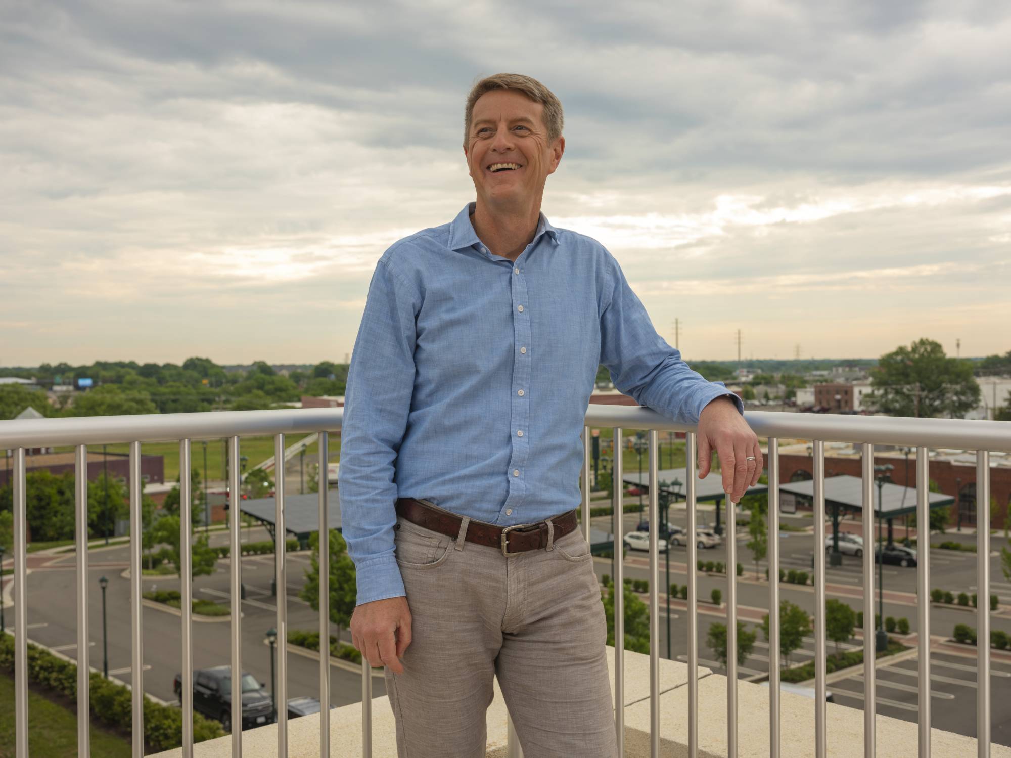 Jim Lyski, an executive vice president for CarMax, at the auto reseller's location in Richmond, Virginia, on May 15. | Matt Eich / The New York Times 
