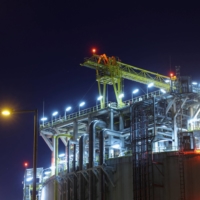 The Swinoujscie liquefied natural gas terminal in Poland operated by the country\'s state-owned gas transmission company Gaz-System on May 27 | REUTERS