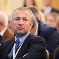 Andrey Melnichenko, billionaire and owner of EuroChem Group AG, at an event in Moscow in March 2019 | BLOOMBERG