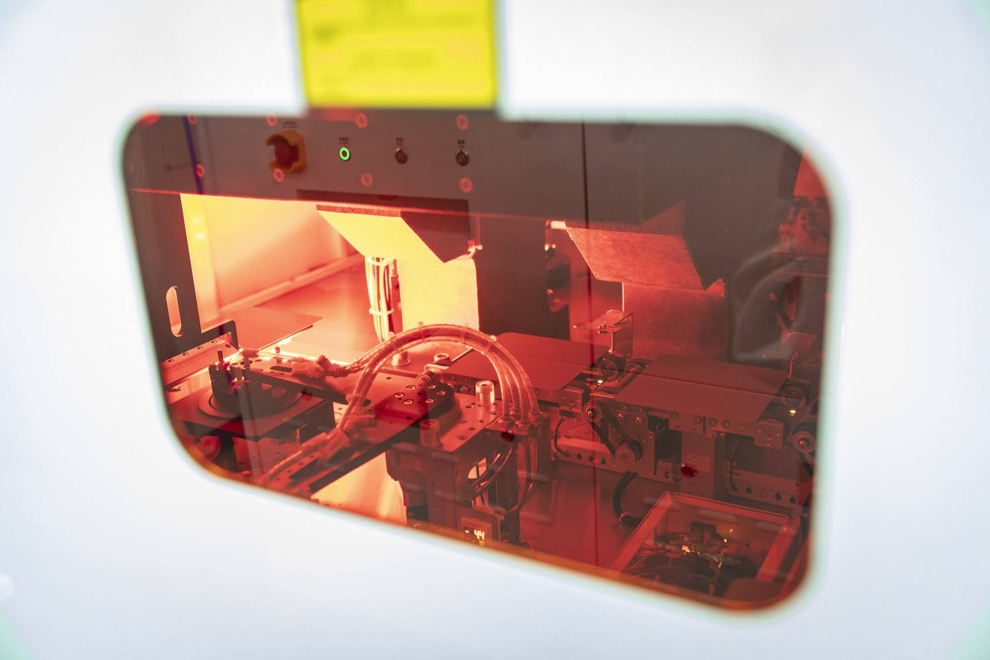 Photovoltaic cells being manufactured at the Longi plant in Xi'an, China. Wafers of photovoltaic cells, the ultrathin square slice of semiconductor, are the base unit for solar energy manufacturing. | Bloomberg