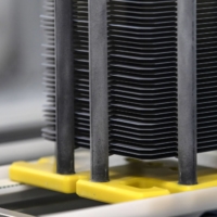 Photovoltaic cells being manufactured at the Longi Green Energy Technology plant in Xi\'an, China in 2020. Longi is the world\'s largest producer of solar wafers and the world\'s largest solar company by market value. | BLOOMBERG

