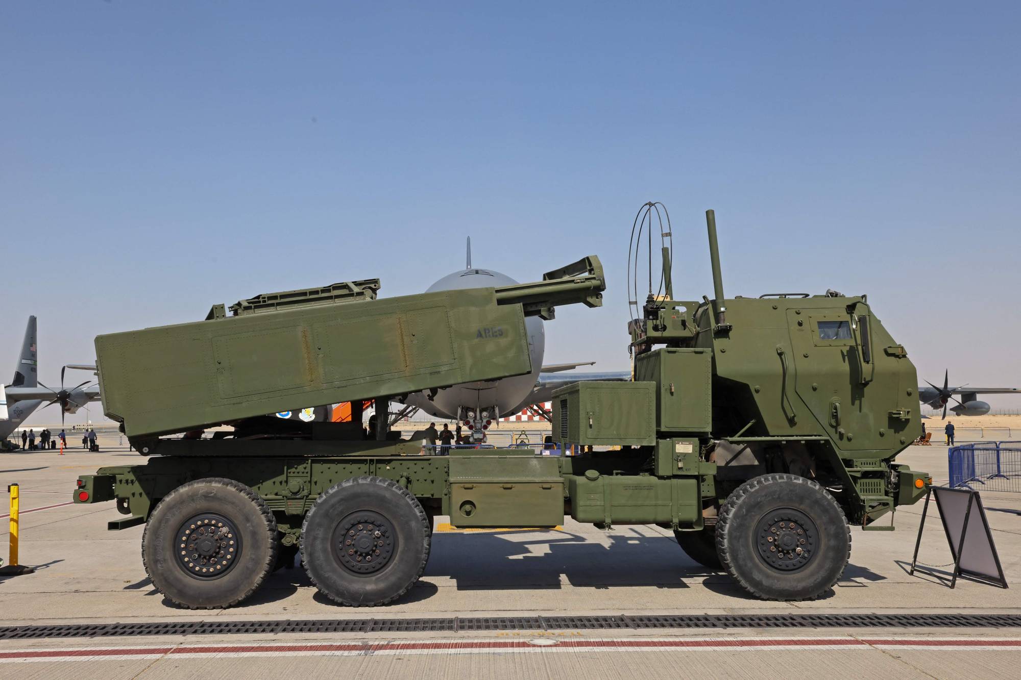 High Mobility Artillery Rocket Systems are part of a $700 million U.S. military package headed to Ukraine. | AFP-JIJI