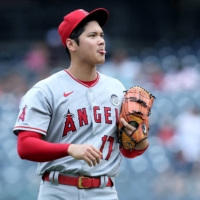 Shohei Ohtani only last three innings against the Yankees at Yankee Stadium on Thursday. | USA TODAY / VIA REUTERS
