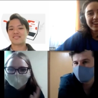 SAMI Japan CEO Hiroshi Makino talks with Ukrainian and Russian information technology specialists | SAMI JAPAN
