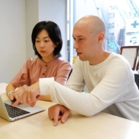 Izumi and Konstantin Chvykov at the i3DESIGN office in Tokyo | I3DESIGN
