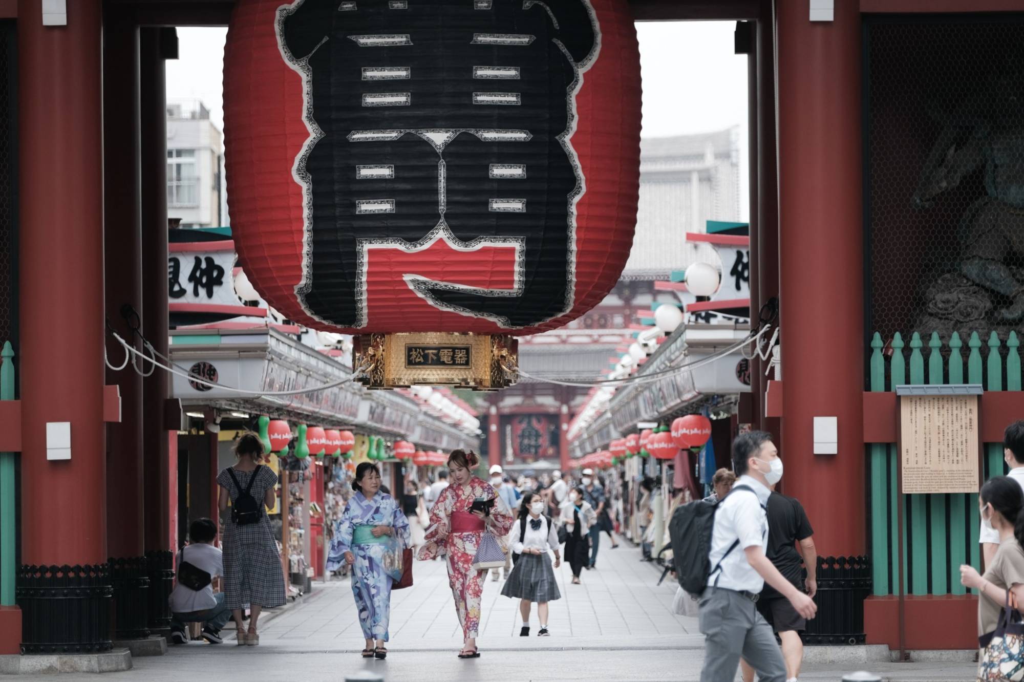 The Sensoji Temple in the Asakusa district of Tokyo in July 2020 | BLOOMBERG 