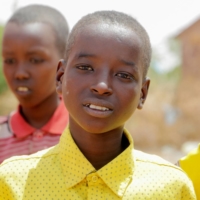 Bashir Nur Salat poses for a photograph with his classmates at the Kabasa Primary School in Dollow, Somalia, on May 25. | REUTERS