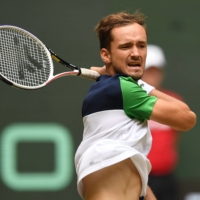 Russian Daniil Medvedev will not compete at Wimbledon because of a ban on players from Russia and Belarus this year.  | AFP-JIJI