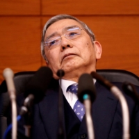 Bank of Japan Gov. Haruhiko Kuroda recently came under fire for saying that households were more \"accepting\" of retail price hikes. | REUTERS