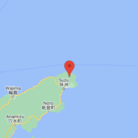 The epicenter of the earthquake that occurredon June 19 at 3:08 p.m. is located in Ishikawa Prefectural Masago Region | GOOGLE MAPS