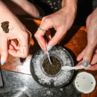 Far from its high-falutin reputation, caviar is now gaining popularity as a \'bumpable\' treat. | DOLLY FAIBYSHEV / THE NEW YORK TIMES